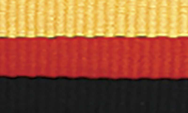 Yellow / Black / Red Ribbon