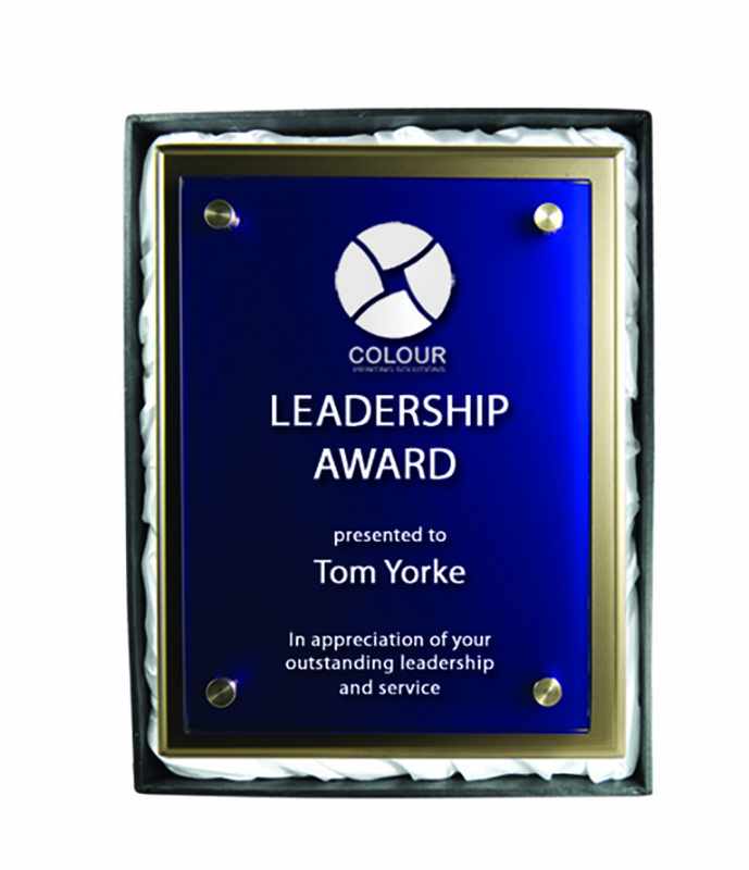 Plaque with Glass