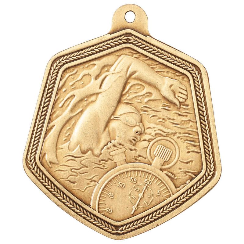 Swimming Bronze Medal 67mm