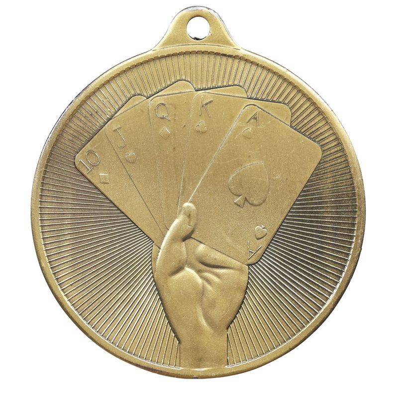 Poker Bronze Medal 50mm