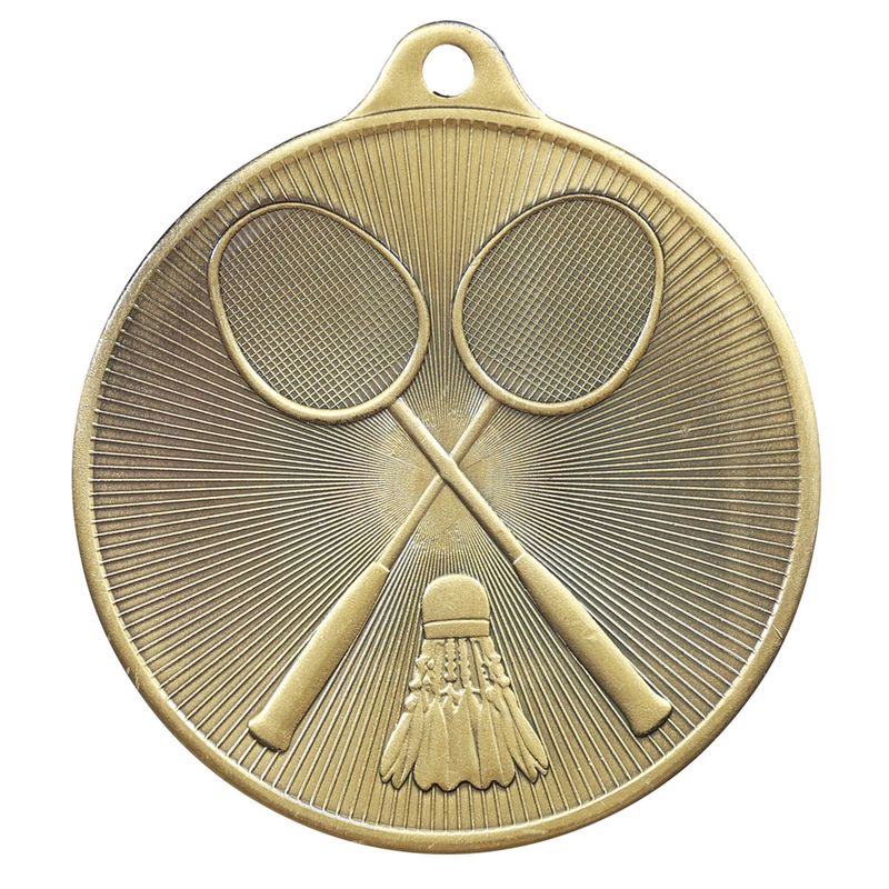 Badminton Bronze Medal 50mm