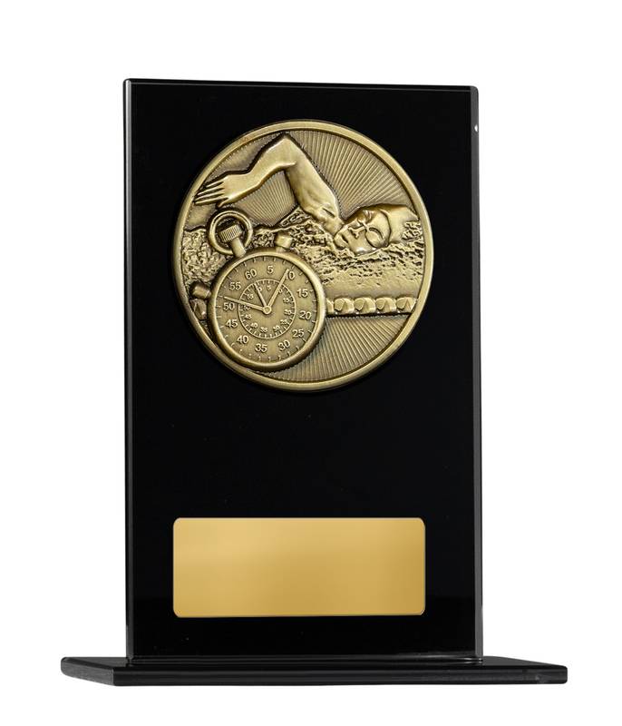 Swimming Glass Trophy 180mm