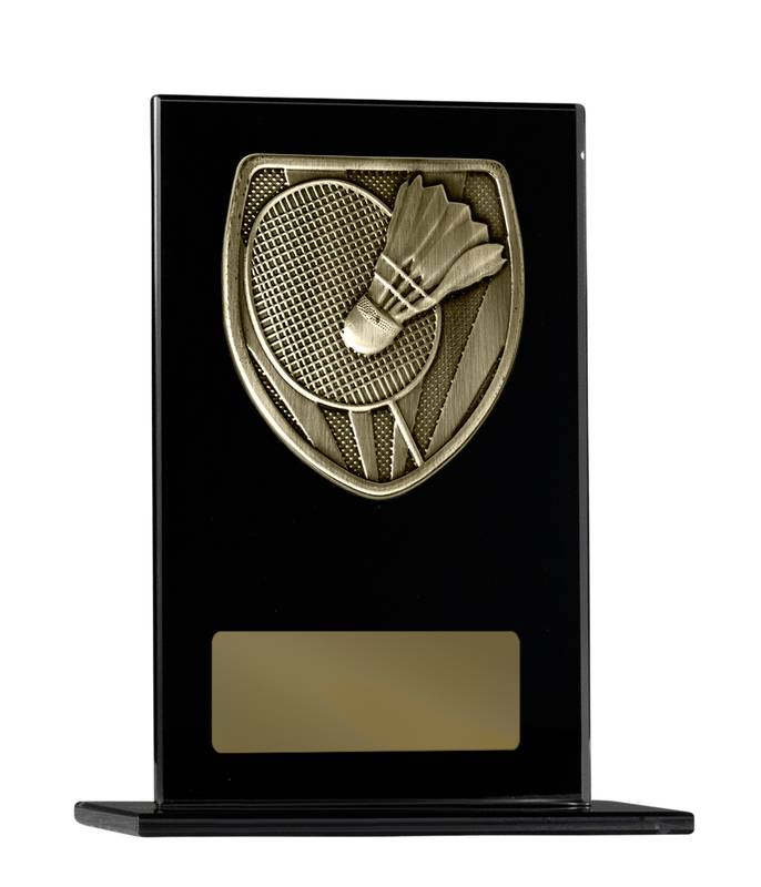 Badminton Glass Trophy 200mm