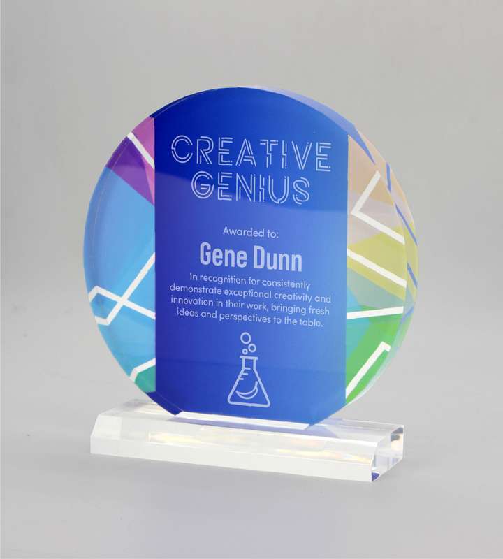 Acrylic Award Zig Zag