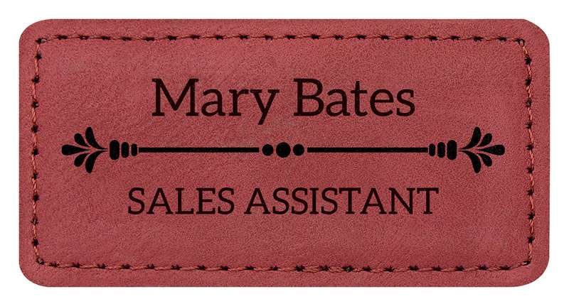 Name Badge – Rose