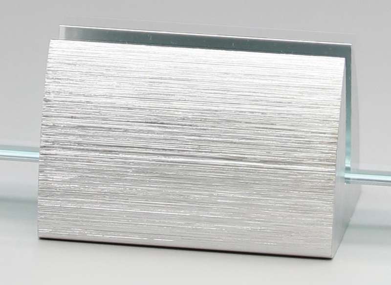 Brushed Silver Metal Base