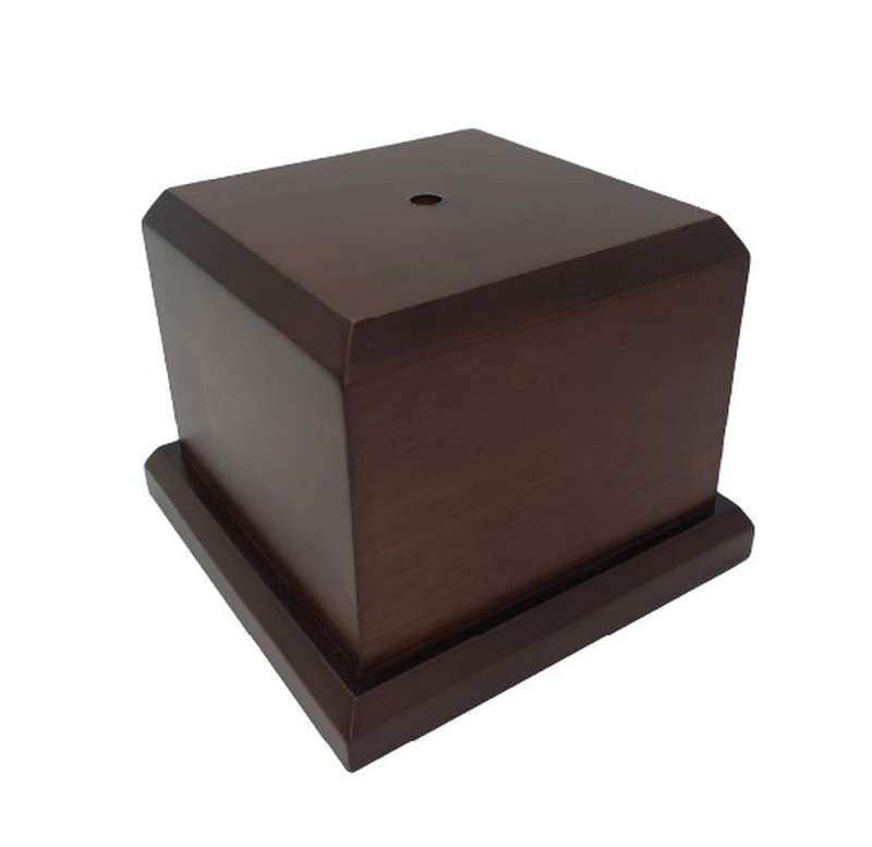 Cup Base Satin Rosewood – Top 75mm|width 130mm
