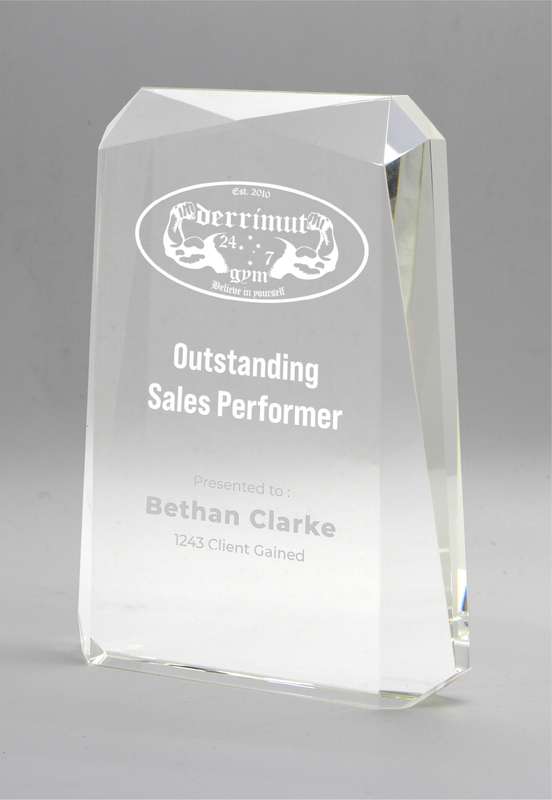 Crystal Award Trapeze