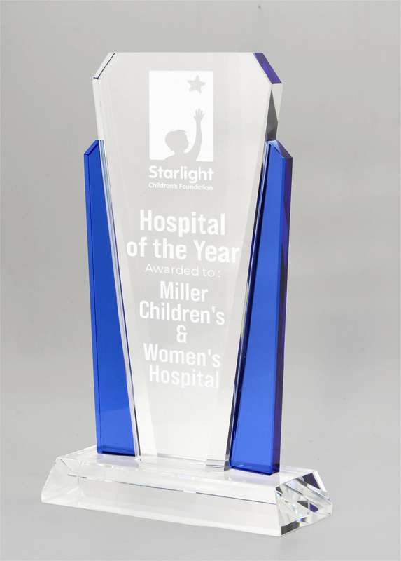 Crystal Award V Shape