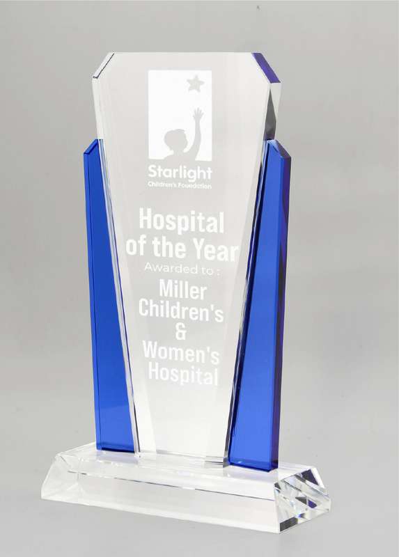 Crystal Award V Shape