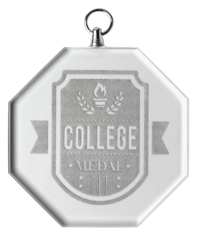Glass Medal – Octagon
