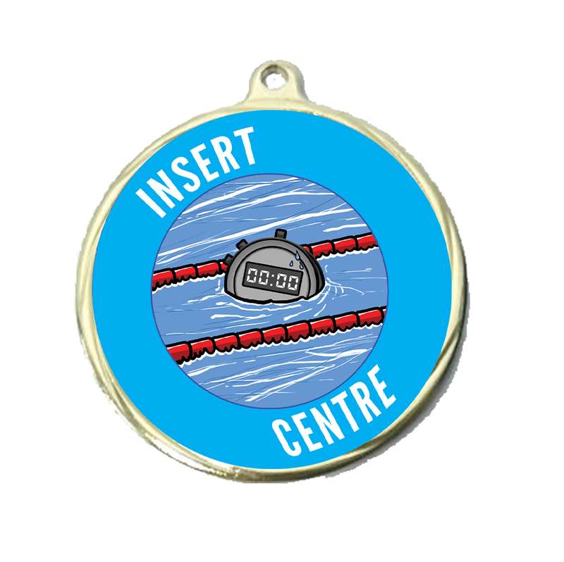 Gold Double Sided Medal – 50mm Insert