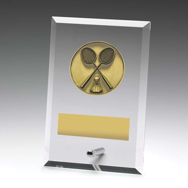 Glass Plaques – Badminton