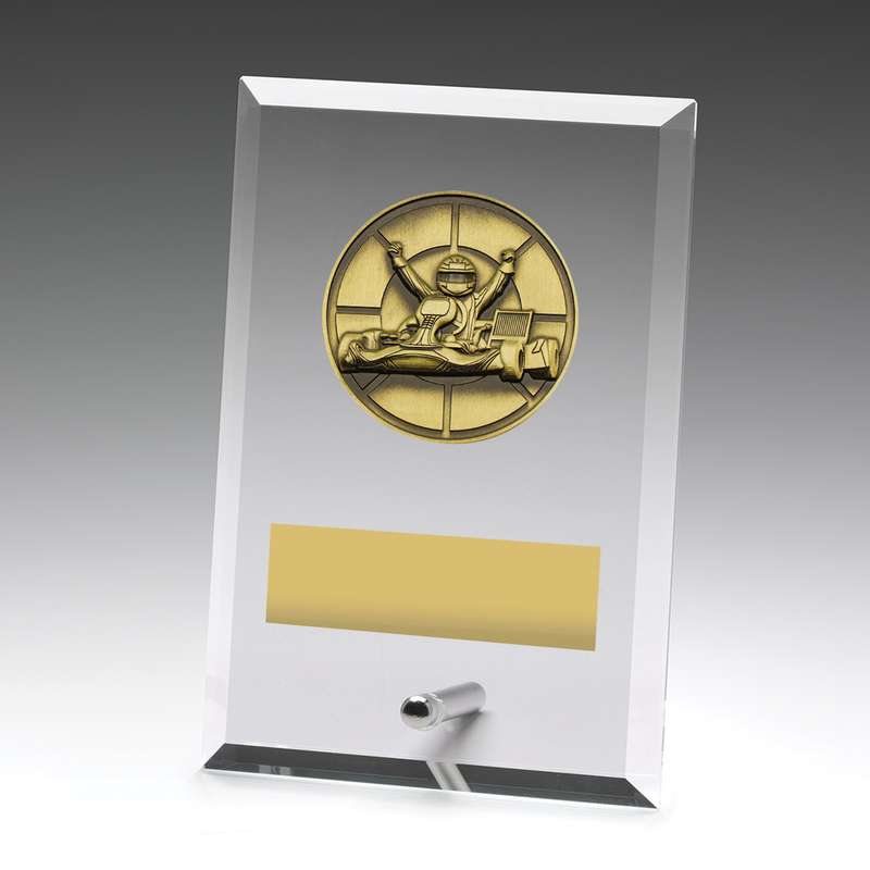 Glass Plaques - Go Kart