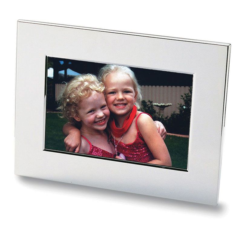 Nickel plated photo frame Desk Accessories Promotional Gift 200mm