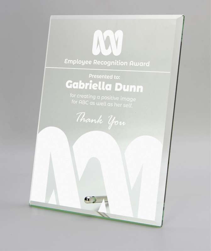 Glass Plaque Small – 150mm X 100mm