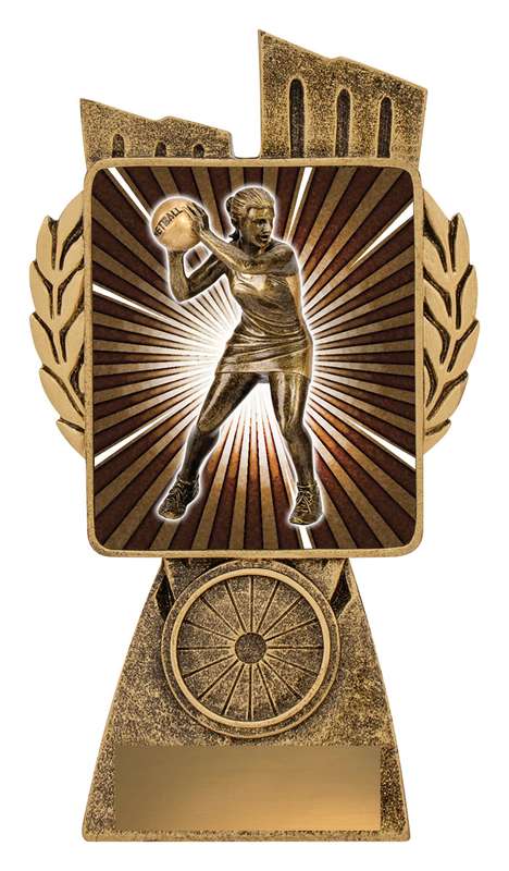 Antique Gold Lynx – Netball Player