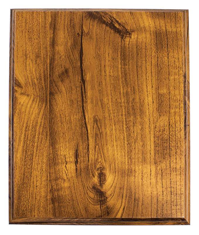 Budget Plaque - Light Walnut