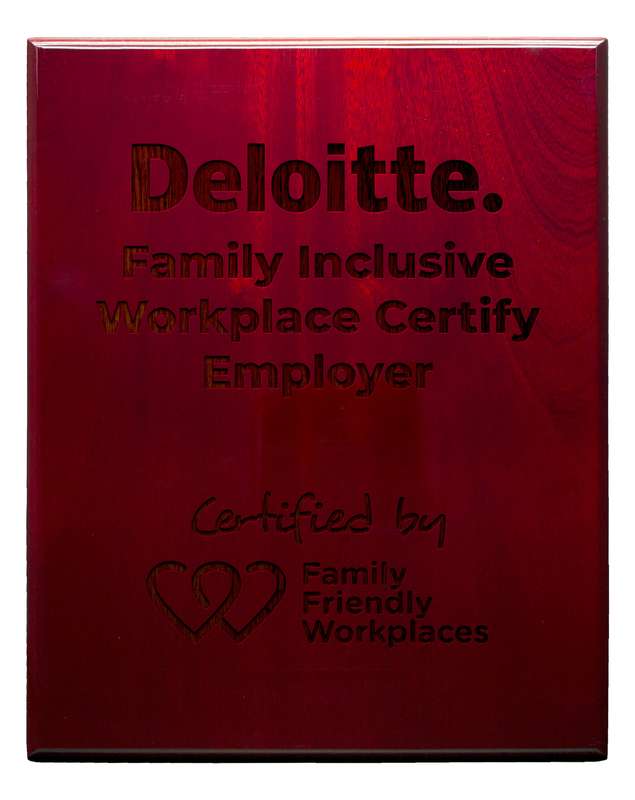 Piano Finish Plaque Black – 330mm X 267mm