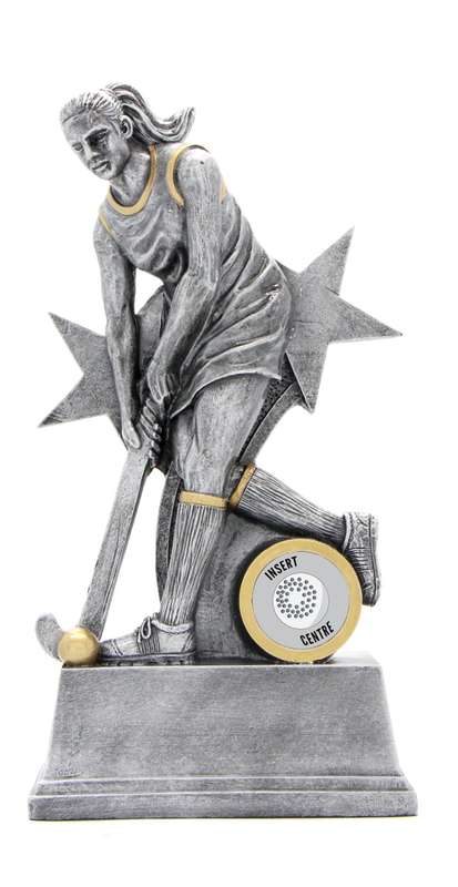 Hockey Female Pewter