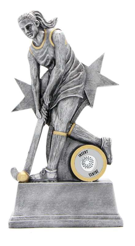 Hockey Female Pewter