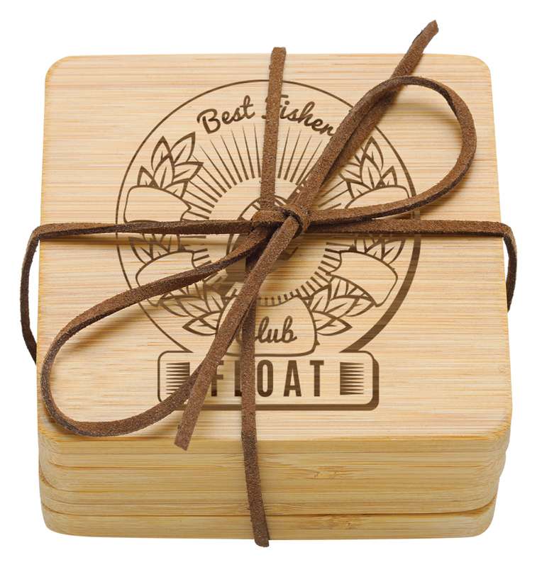 Bamboo Coaster Set – Square