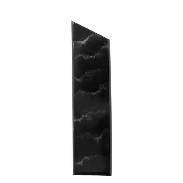Backstand Winged Black Marble