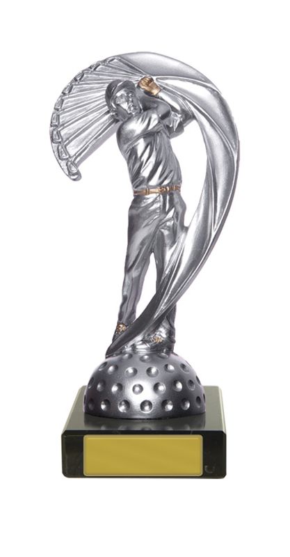 Golf Figure on Base Trophy 140mm