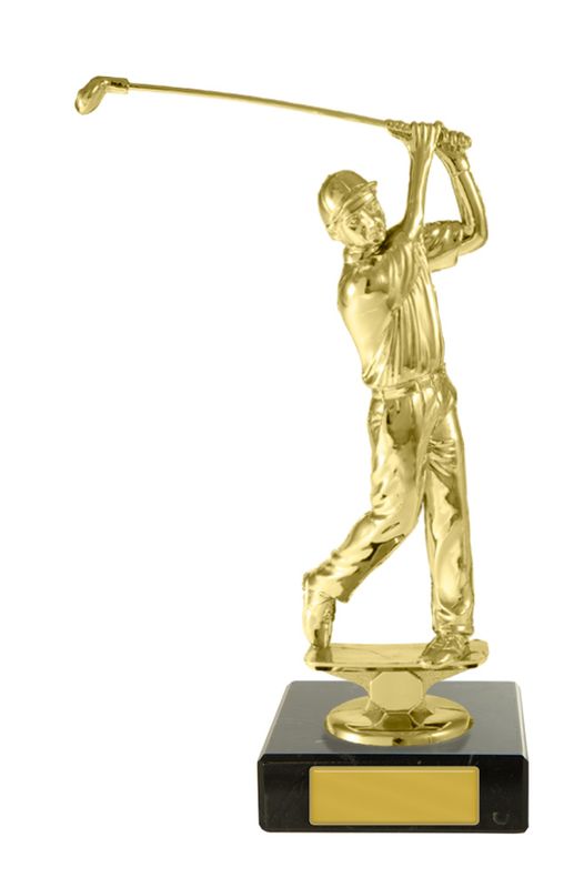 Golf Figure on Base Trophy 200mm