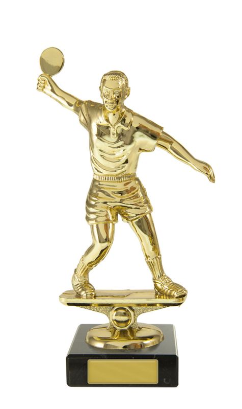 Table Tennis Male on Base Trophy 140mm