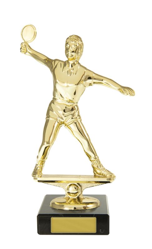 Table Tennis Fem. on Base Trophy 140mm