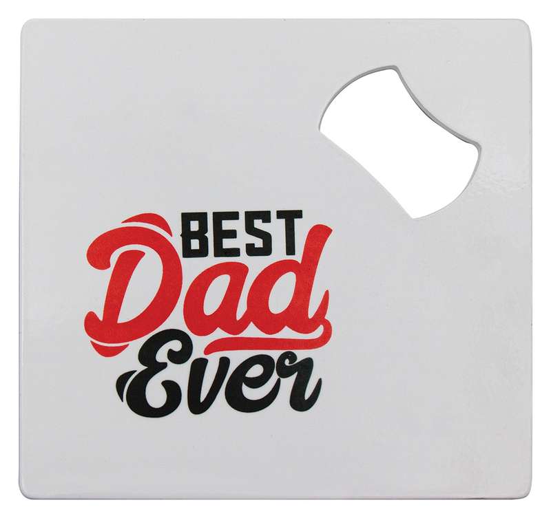 Bottle Opener & Coaster – Colour