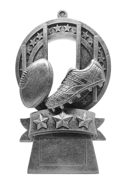 Star Medal Australian Rules Large Resin