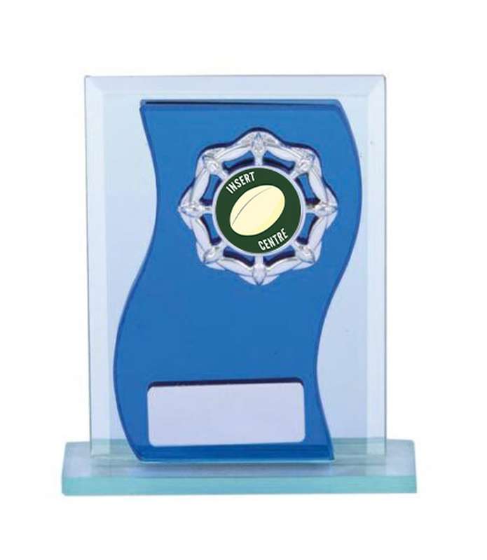 Rugby Glass Sports Trophy – 25mm Insert
