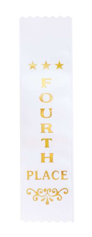 Award Ribbons - Fourth Place